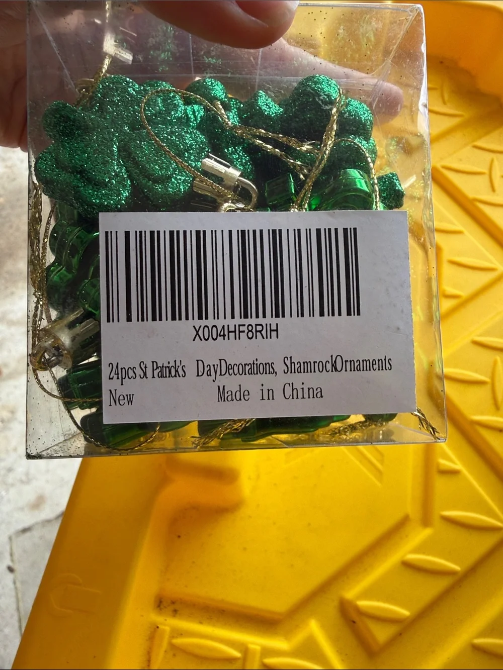 Shamrock Ornament Set